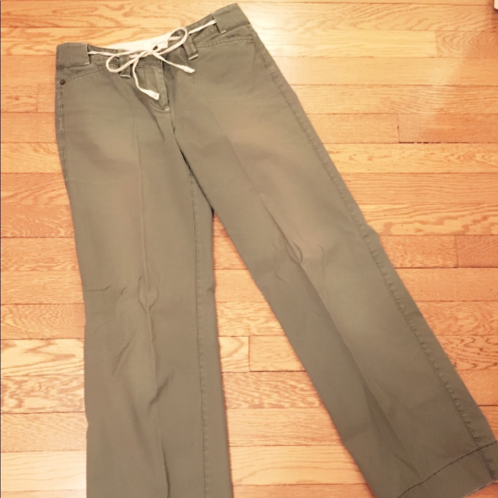 Ann Taylor Loft Olive Pants Ann Fit